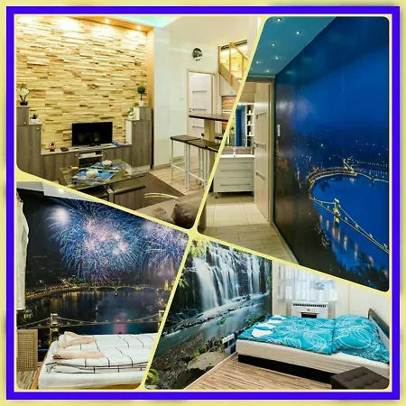 Fireworks Rakoczi - Free Parking - 3 Bedrooms - 2 Bathrooms 부다페스트